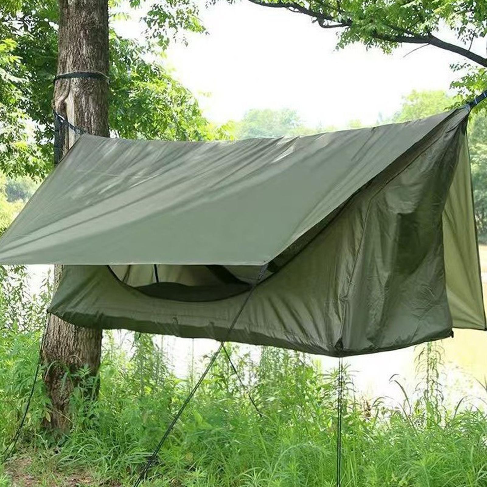Rain Cover Backpack - Tent Hammock Zippered Flat-lay Breathable Adult