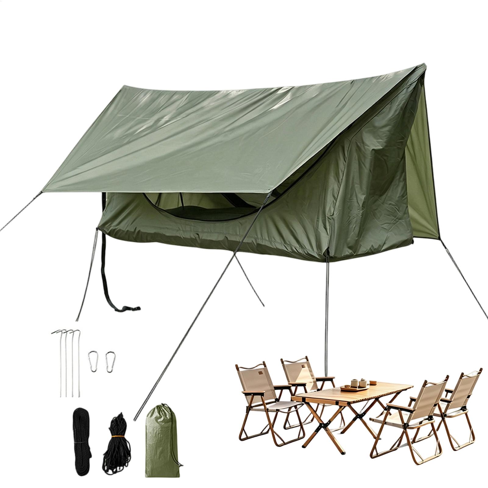 Tent Hammock Zippered Flat-lay - Rain Cover Backpack 评论和价格