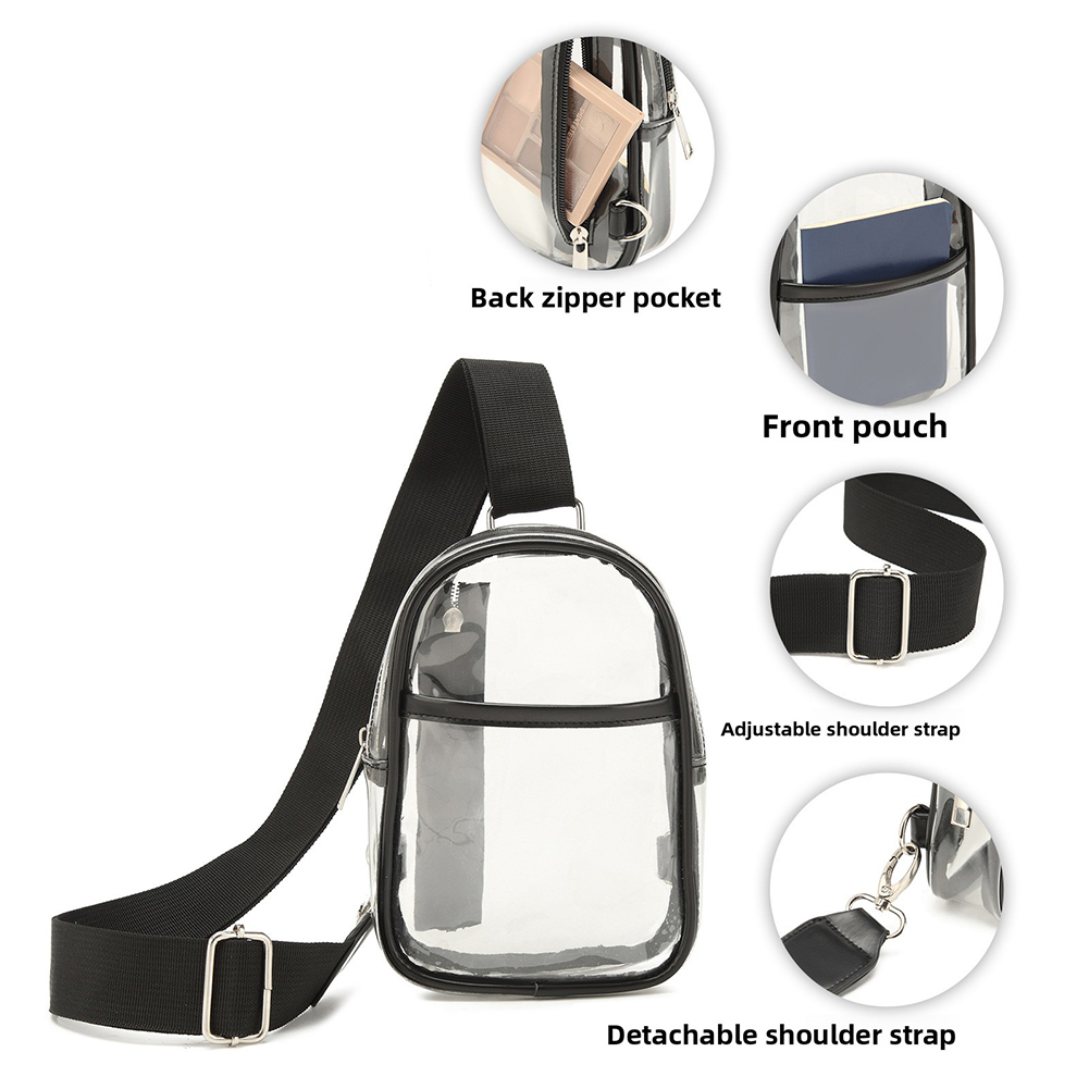 Clear Sling Bag,Waterproof Sho - Sling Backpack Shoulder 评论和价格