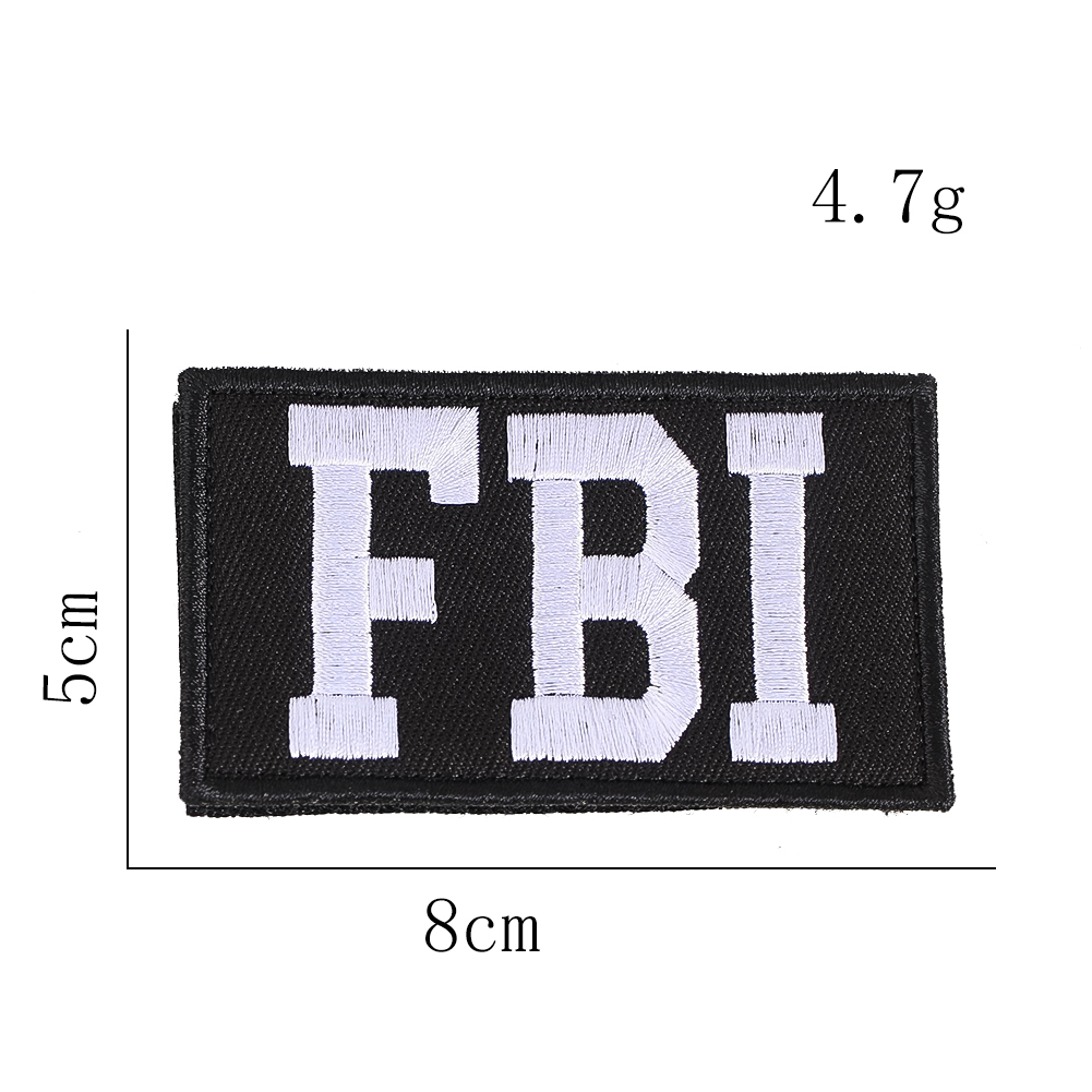 2pcs FBI Patches Emblem Funny  - Urban Backpack Tactical 评论和价格