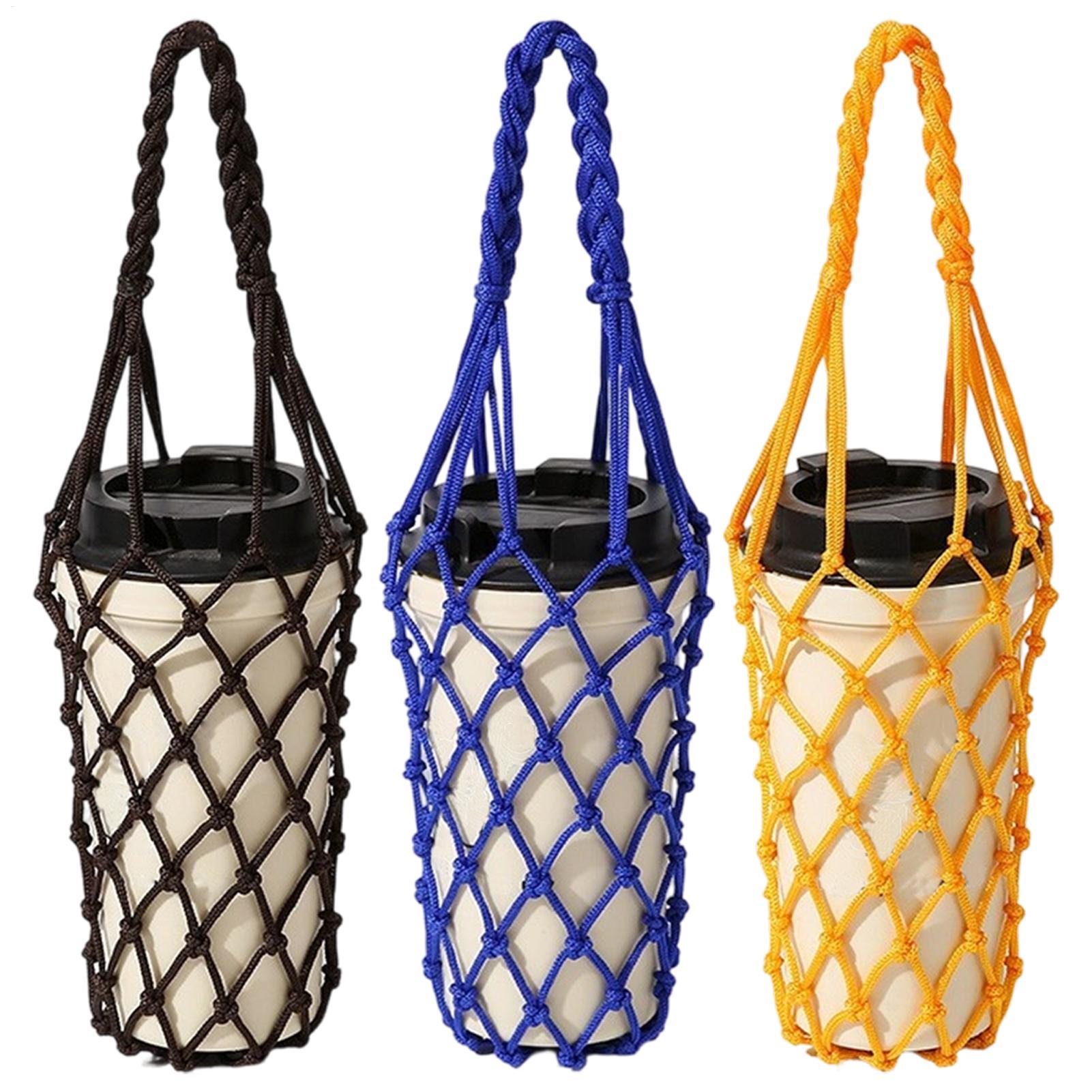 1pcs Water Bottle Bag Crochet  - Hydration Pack Outdoor 评论和价格