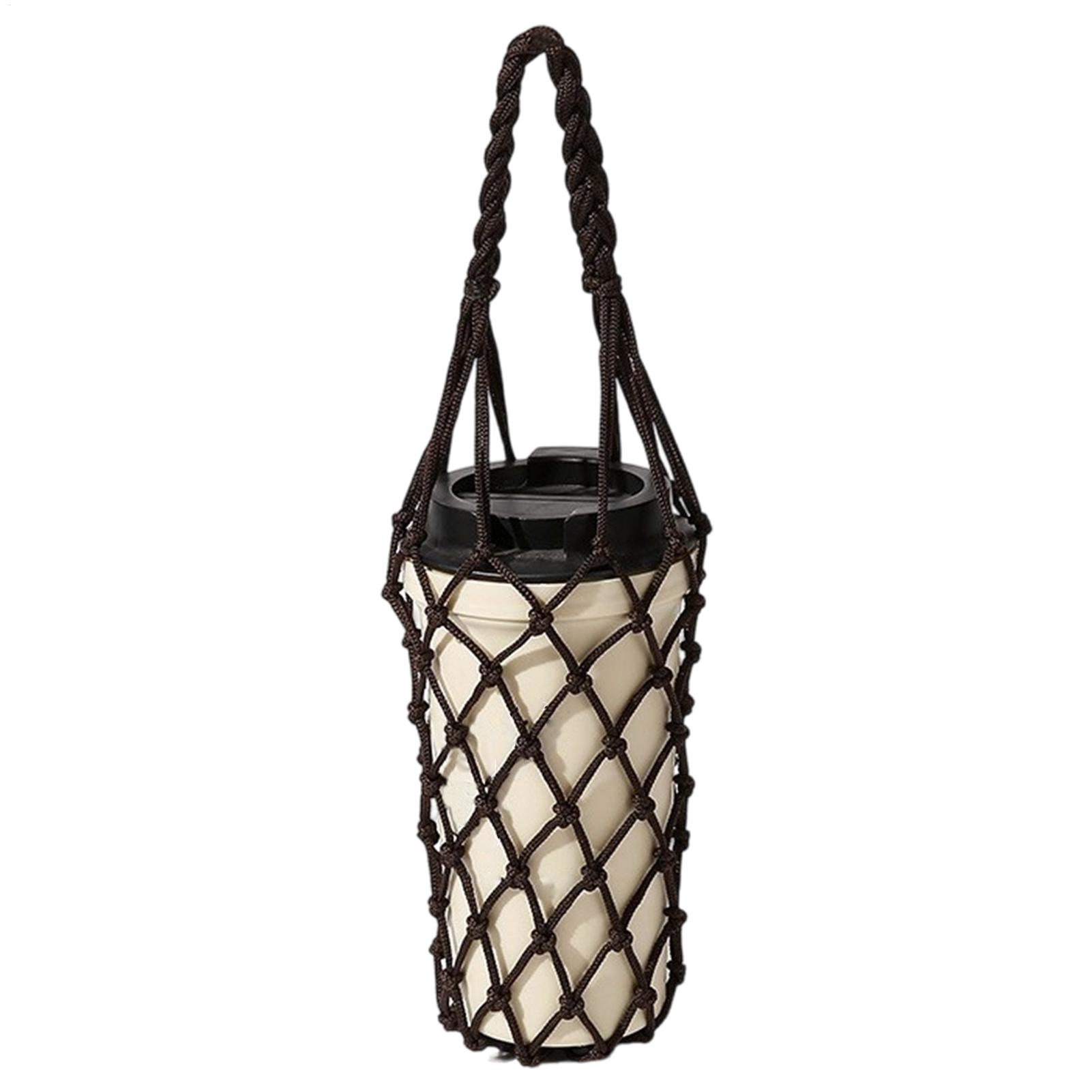1pcs Water Bottle Bag Crochet  - Hydration Pack Outdoor 评论和价格