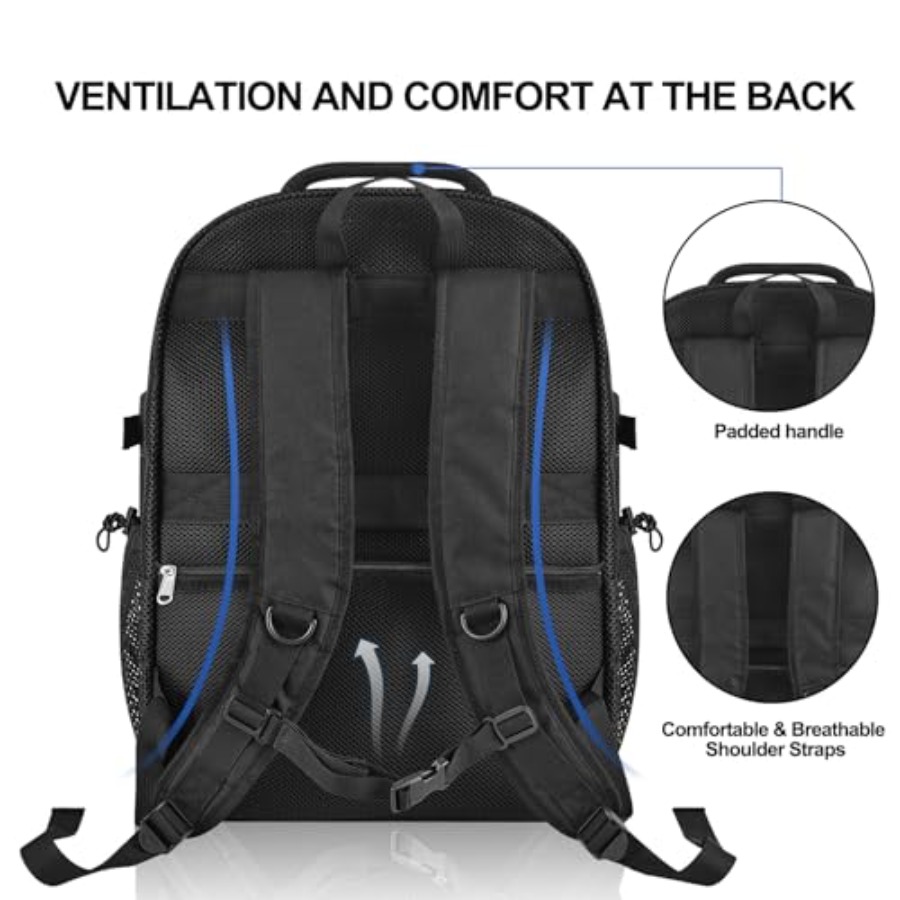 Heavy Duty X-Large Mesh Backpa - Rain Cover Backpack 评论和价格